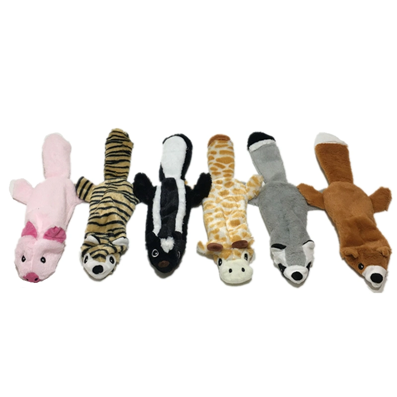 Commerce de gros d'adorables animaux animés jouet PET PET produit avec Squeakers pour chien et chat