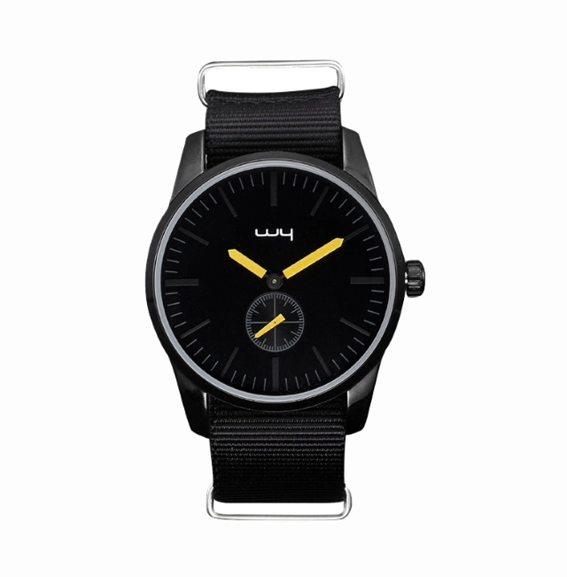 Waterproof Mens Luxury Nylon Minimalist Gift Quartz Wrist Watch Wy-136