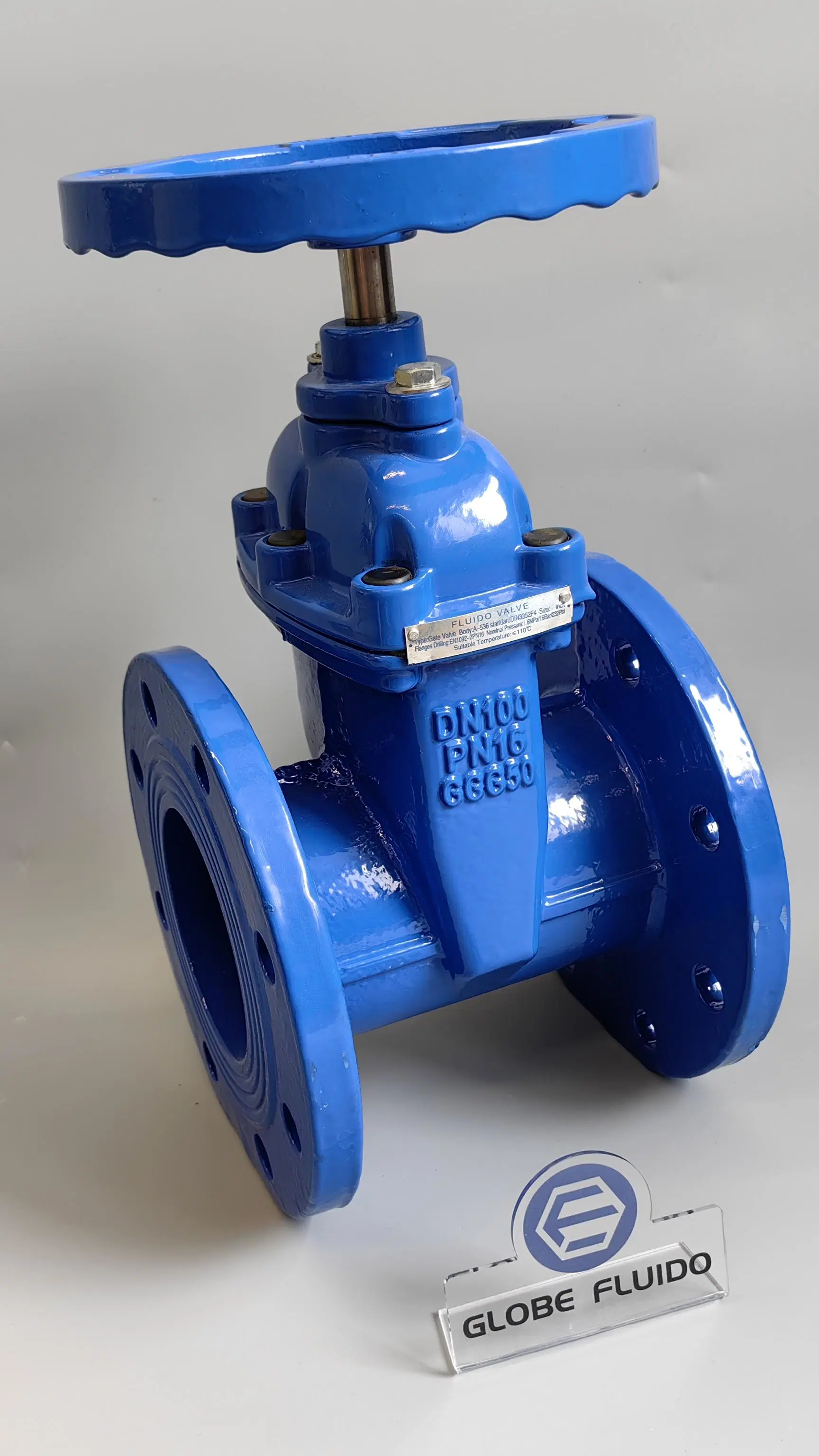 DIN3352 Pn10 F4 Metal-Seal Flanged End Gate Valve