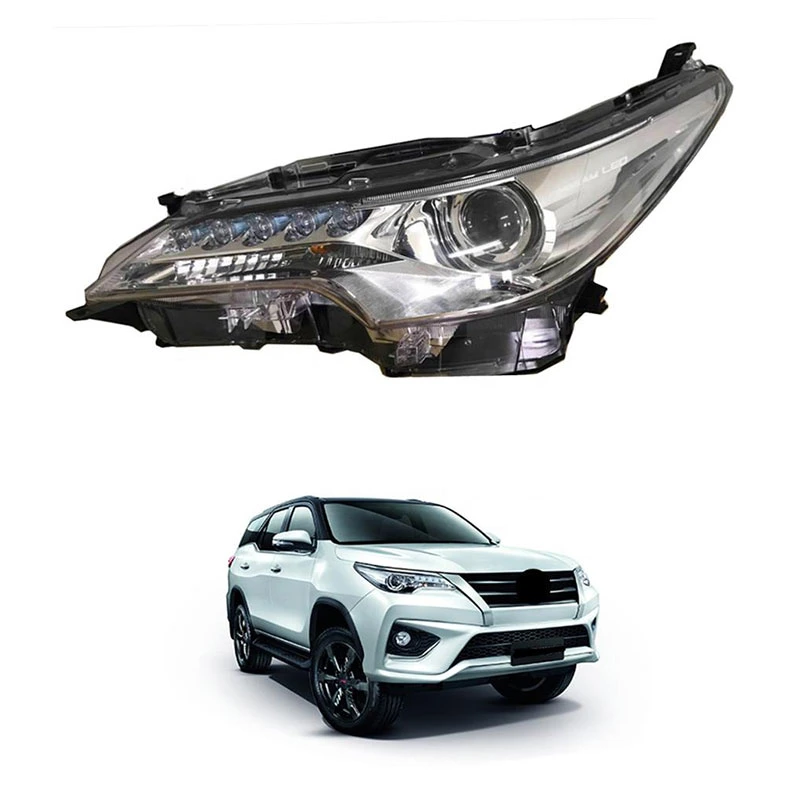 Nouvel ensemble de phares avant pour Toyota Fortuner 2016-2019