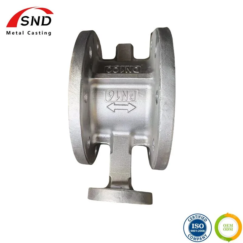 Stainless Steel Castings Flange Valve Body and Fittings Wcb CF3 CF8 Lcc Ca15