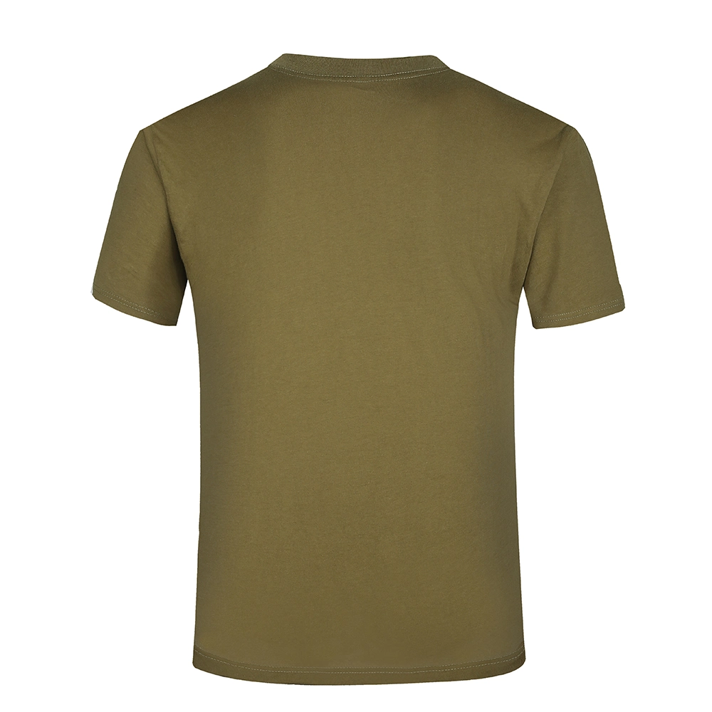 Custom 100% Polyester Military Tactical Police T-Shirt Olive Green Soldier's Polo Shirt for Outdoor Activities