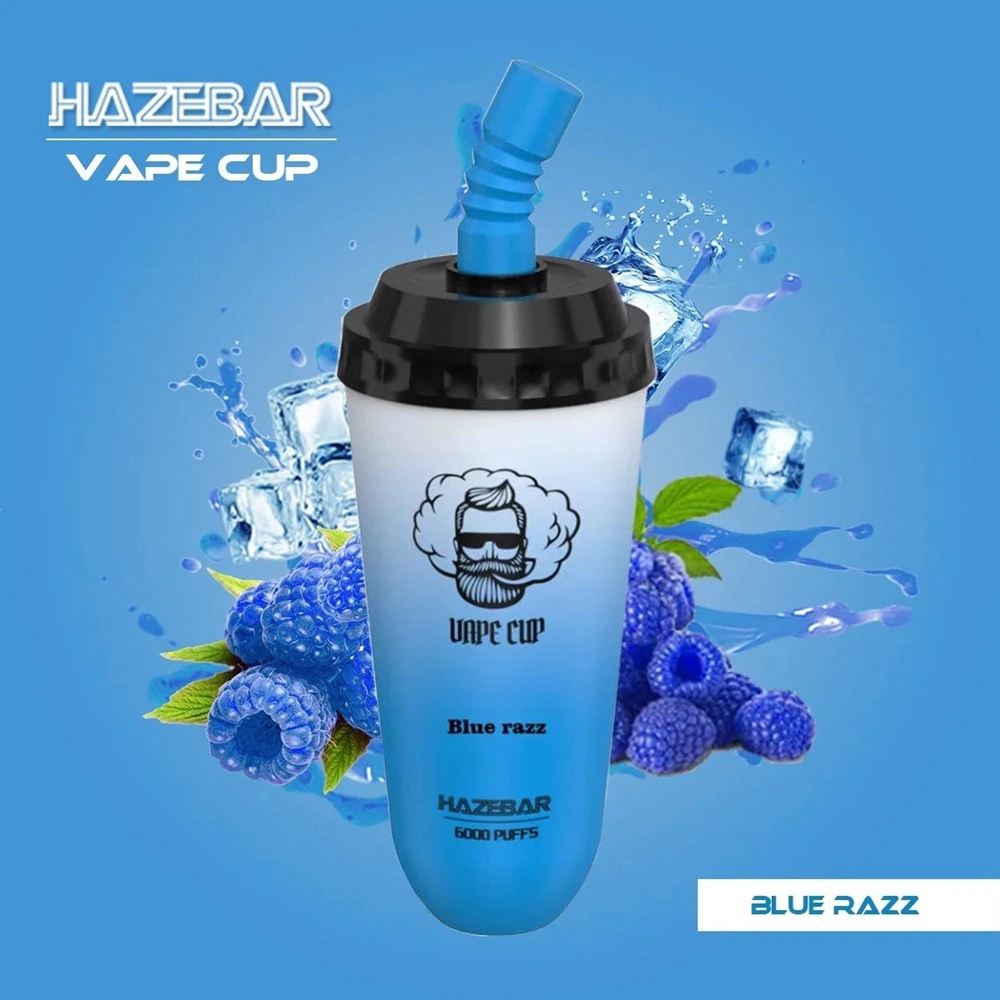 Hazebar Mesii Mini Cup 6000 Puffs Disposable/Chargeable Vape Pen 6K Puff Bar Fruit Flavors Mesh Coil Vaporizer vape