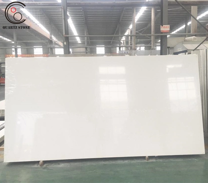 Wholesale/Supplier Chinese Pure White Quartz Stone Slab for Stone Buyers with Ce NSF Certification