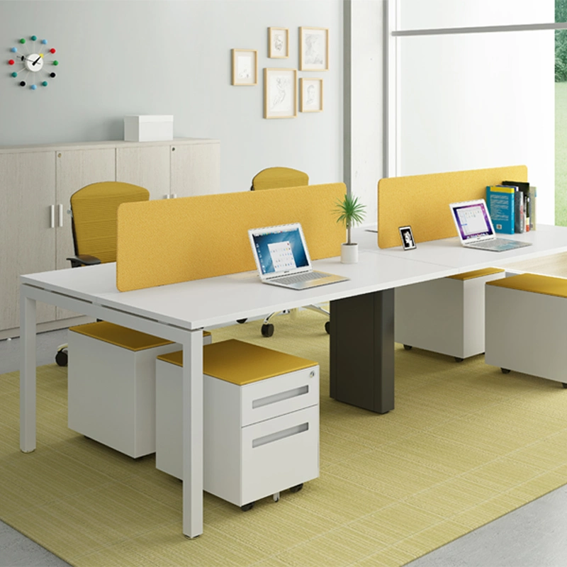 Factory Direct Sale Modern Staff Desks Melamine Furniture Office Workstation