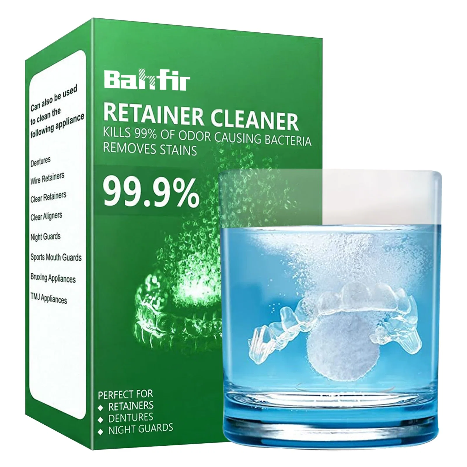 Dental Cleaning Tablets by Whitening, a Product to Remove Tooth Stains, Smoke Stains and Bad Breath