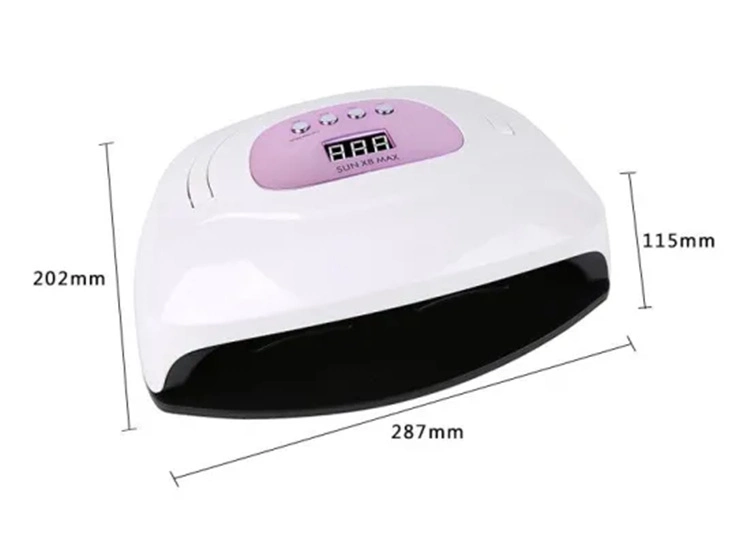 Private Label Portable 220W LED UV Sun Nail Cure Lamp for Drying All Nail Gel