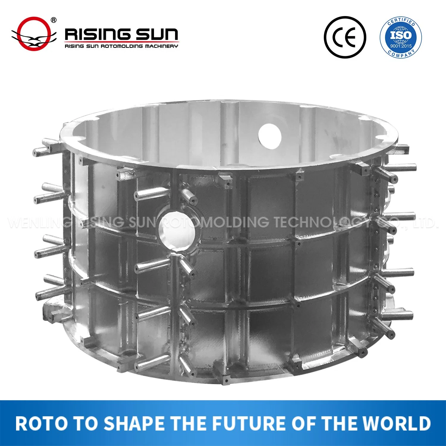 Восходящего Солнца Custom алюминиевых Rotomolding ротации для литьевого формования пластика резервуар для воды