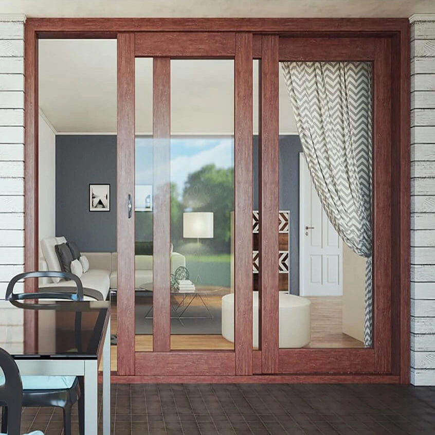 Industrial Large Greenhouse Wooden Sliding Door for Room