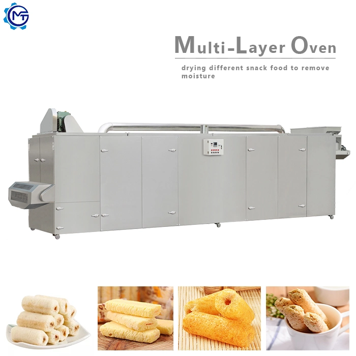 Puffed Snacks Lebensmittel Herstellung Extruder Maschine Crispy Corn Puffs Chips Machen Sie Cereal Bar Equipment Processing Line