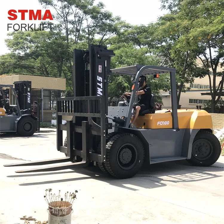 Empilhadeira a diesel empilhadeira industrial de 10 t e 10 t Stma Construction