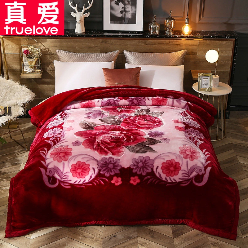 China Muk muçulmano Nublado soft coreano cobertores de lã Flannel plush Cama Raschel Cloud Minky fur Blanket Winter Warm Sherpa poliéster Jogo de cama jogar cobertores