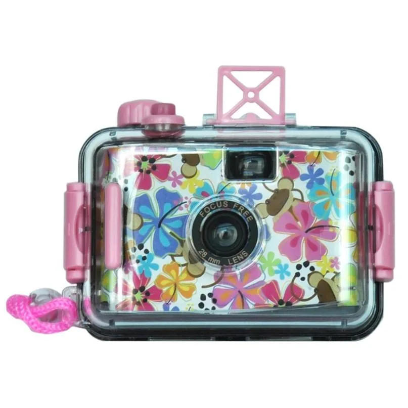 Custom 35mm Mini barato película compacta de plástico reutilizable niños bajo el agua Cámara de lomo