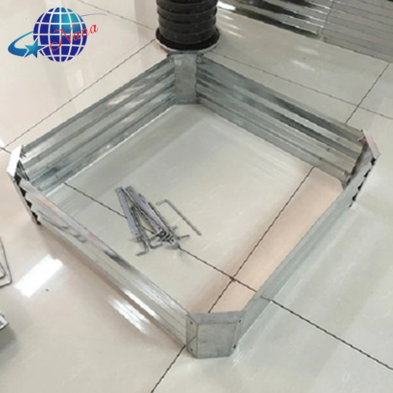 Caixa de Plantação / Vaso de Flor de Aço Galvanizado com Preço Barato