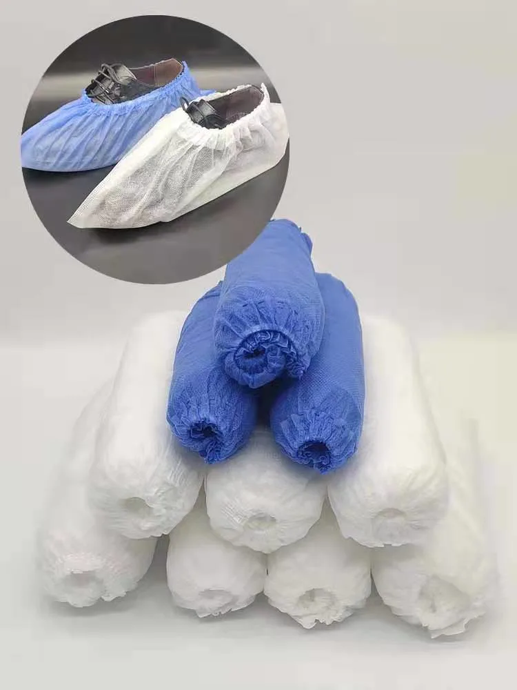 Customized Hot Sales White PP Nonwoven Fabric Shoe Cover