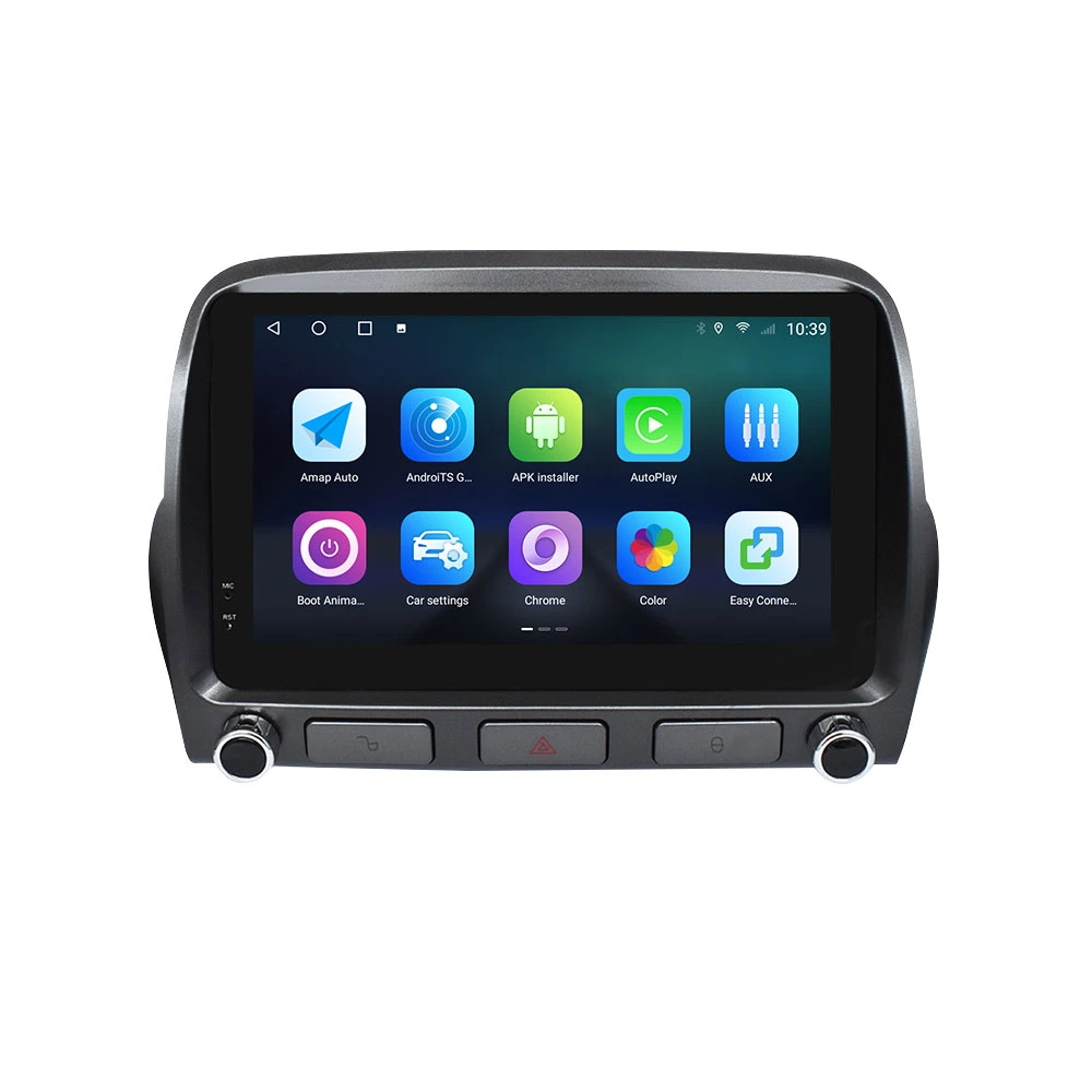 Android vidéo Voiture Lecteur multimédia pour Chevrolet Camaro 2010 2011 2012 2013 2014 2015 8+128 Go haut-parleur GPS sans fil