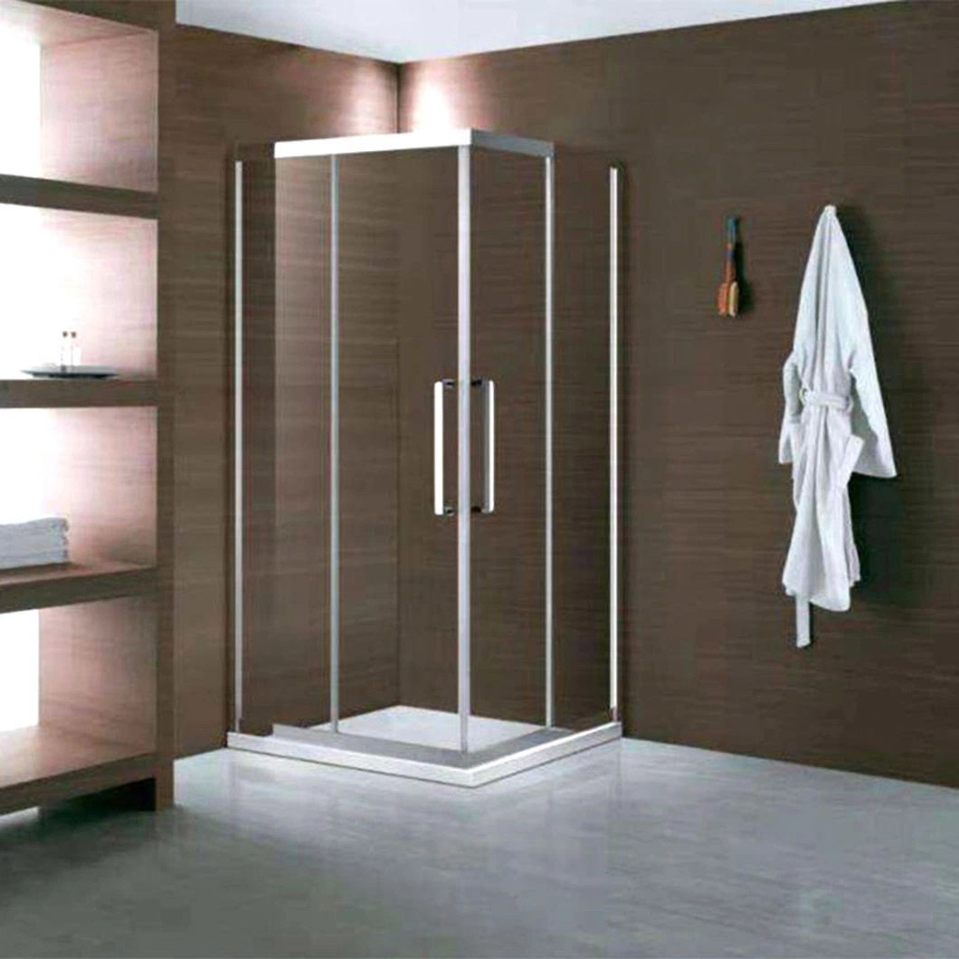 Caixas de Duche pequenas Qian Yan de 650 mm com moldura China Ultra Luxury Aço inoxidável Corner shower Factory 304 SS Steel Luxury Multiple Chuveiro chuveiros