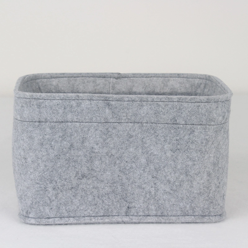 Desktop Collapsible Felt Storage Basket Maginzines Toys Organizers Storage Bin