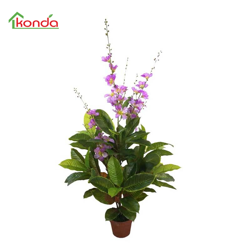 Wholesale/Suppliers planta artificial seda flores no Pot para jardim Decoração