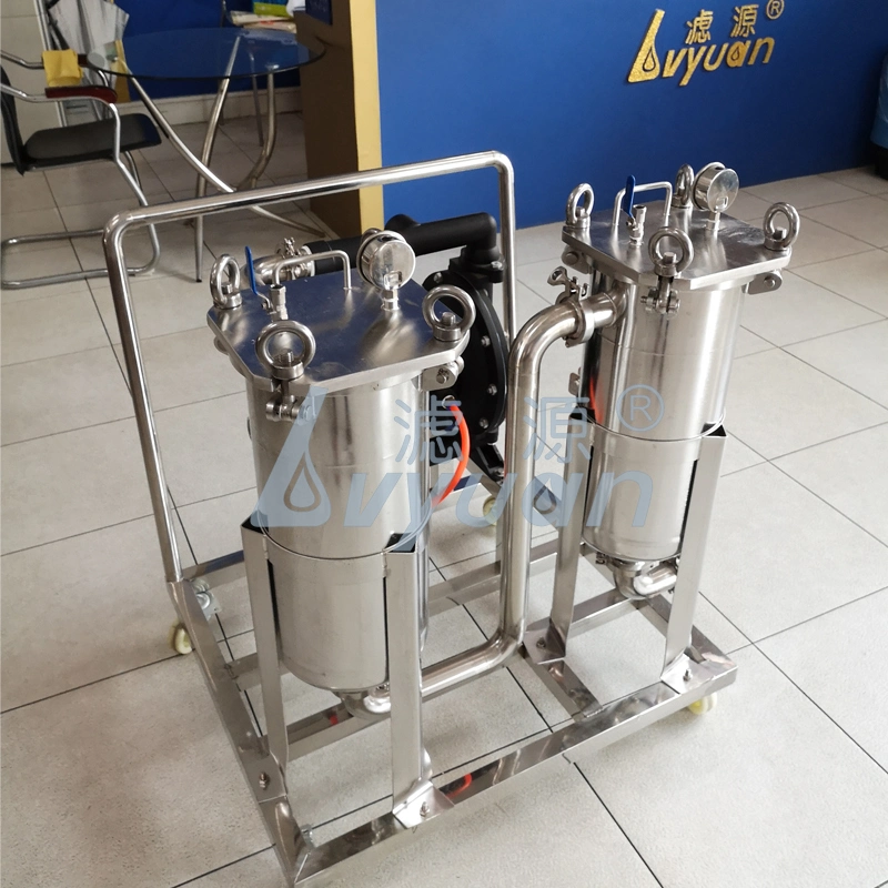 Liquid & Solid separation Singe Bag Water Filter Stainless Steel 304 316L Bag Filtration System for Beer Filtering System