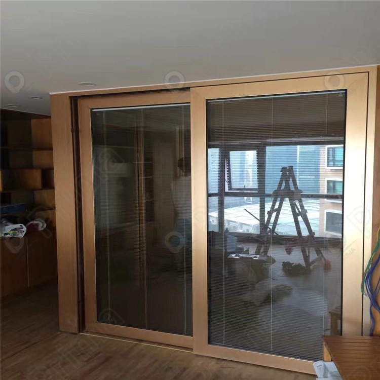 Residential Exterior Insulated High quality/High cost performance  Aluminum Glass Sliding Door for Villa