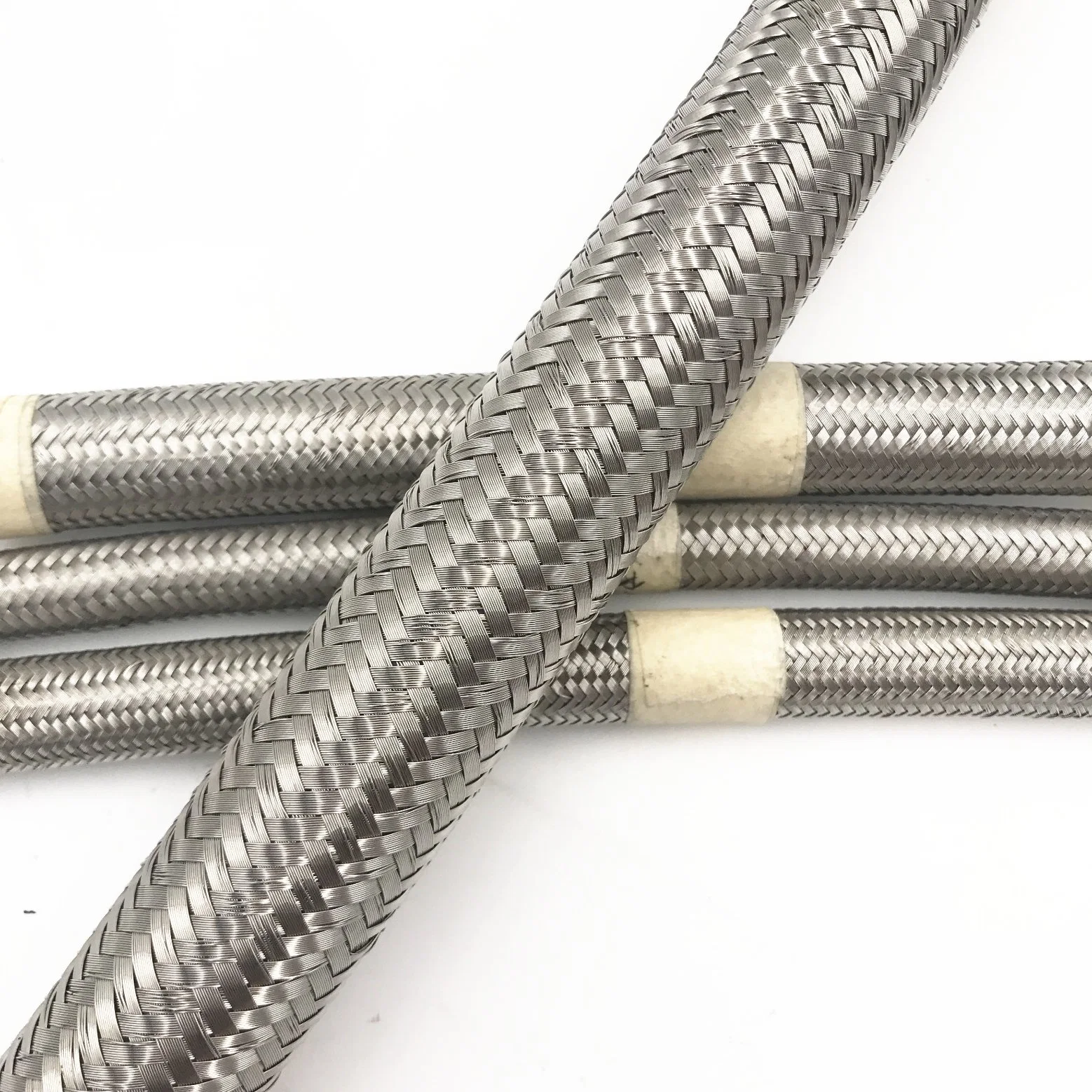 High Temperature Stainless Steel 304/316 Outer Braided PTFE Hose Pipe