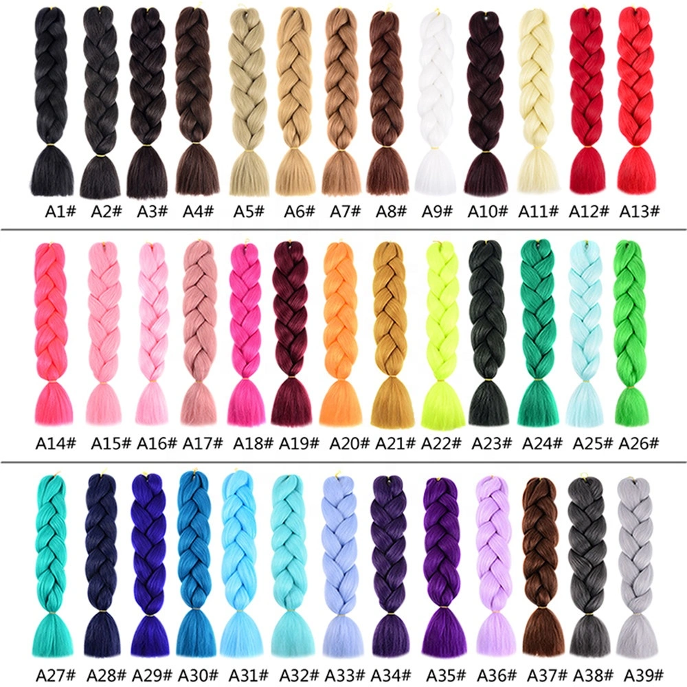 Tresse de cheveux synthétiques Extension Kbeth Fashion Braid Crochet pré étiré fibre résistants à la chaleur de 30 pouces tressé Afircan Tassel Ombre le tressage des extensions de cheveux