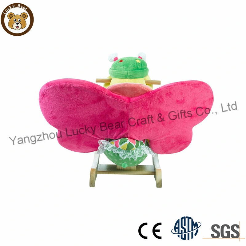 Animales de peluche juguete Paseo en Butterfly Baby Rocker