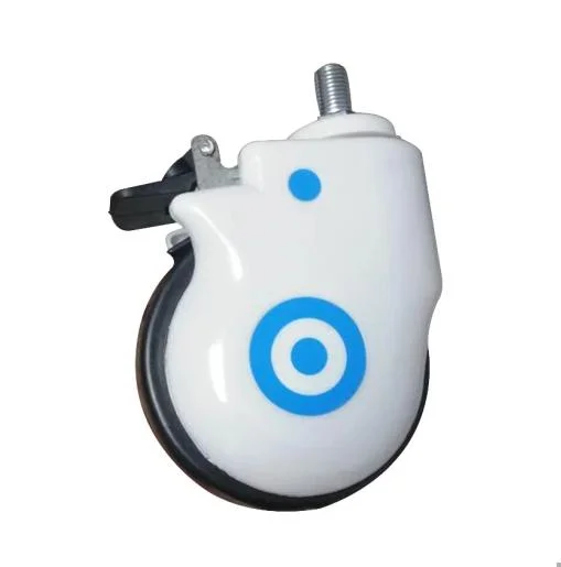 Wholesale 5inch Medical Accessories Silent Mute Wheel Caster Used for Hospital Bed Medical Parts