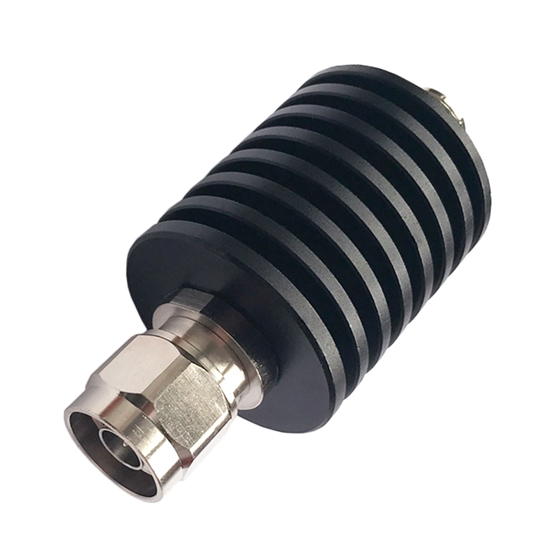 Atenuador de RF DC-3GHz 25W 30dB atenuador de coaxial estándar con N macho a conector hembra