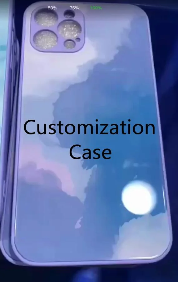 Anpassung Der Handyhülle Alle Muster Können Angepasst Werden Customization Glass Handyhülle für iPhone Handy Schutzhülle für Handy In Bulk anpassen