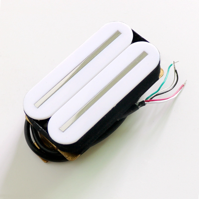 Popular White Color High Output Humbucking Guitar Pickup Double Blade OEM Guitar Parts