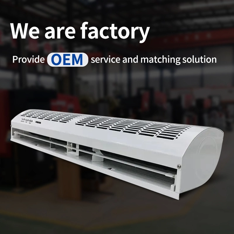 220V 230V Wall Mounted Air Curtain for Doors Air Curtains Factory Warehouse 15 White Jinling Ball Bearing Capacitor Motor 1200mm