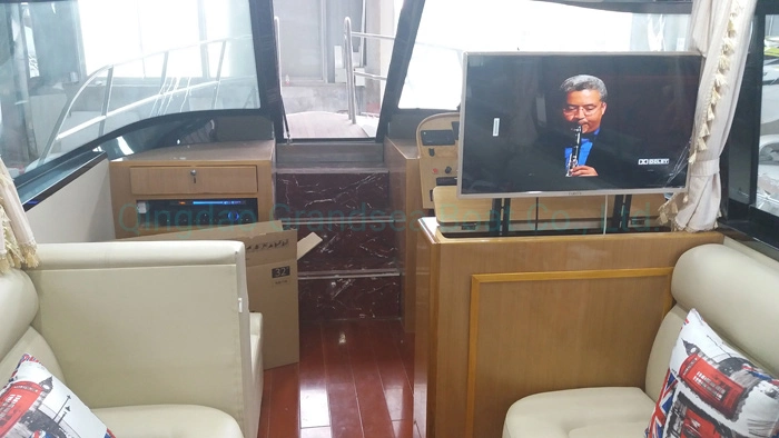 China 12.8m GRP River 26 Passenger Dinner Cruise Boat