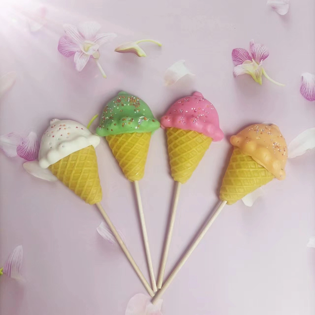 وجبات خفيفة غير رسمية شوجر حلوى 50 غ Lollipops الحلوى