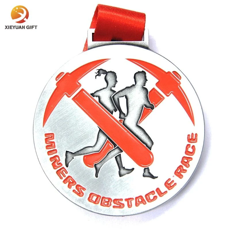 Fabrik Custom Logo Metall Blank Award Gold Silber Band Medaille Definition Running Marathon Basketball Fußball Medaillen Sportmedaille