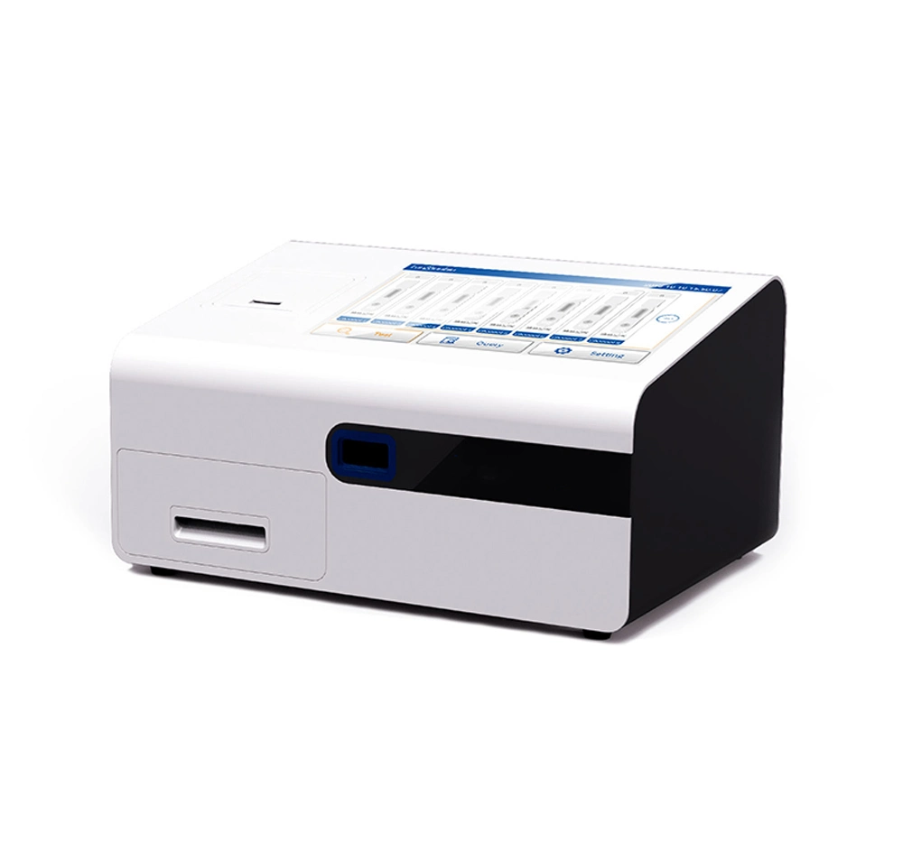 Icen 8 Channel Clinical Analytical Instruments Immunology Analyzer for Hba1c, Tsh, T4, Crp, Pct, Myo, CTN