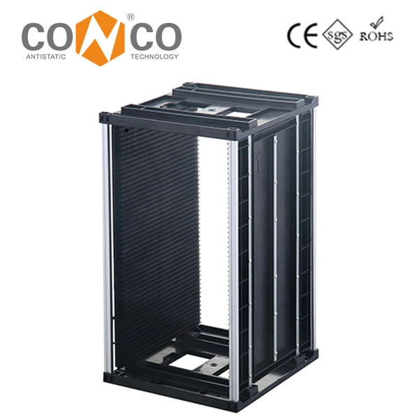 Wholesale SMT ESD Plastic PCB Storage Rack, Antistatic PCB Magazine Rack for SMT Production Line