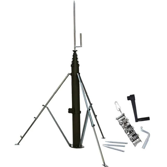 9m Telescopic Mast Telescopic Pole for Light