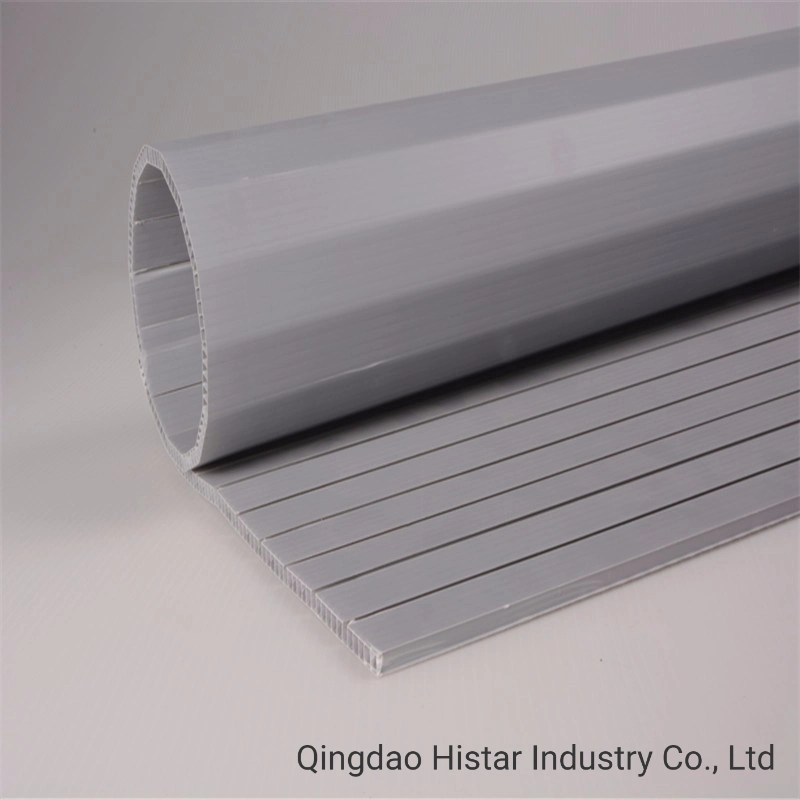 Corrugated PP Roll Protecter Easily Assembled Customized Corflute Protector Hard Plastic Sheet Protectors