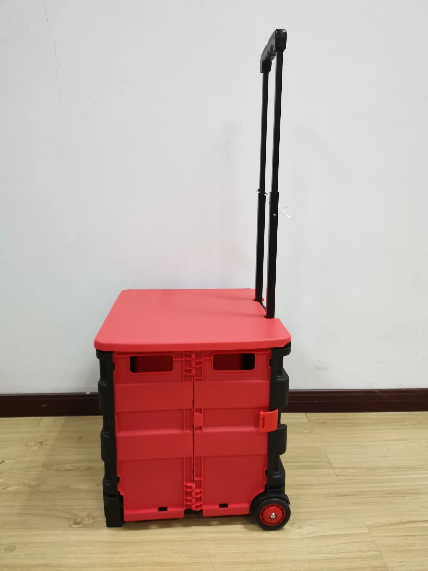 China Foldable Handy Basket Shopping Cart Supermarket Equipment