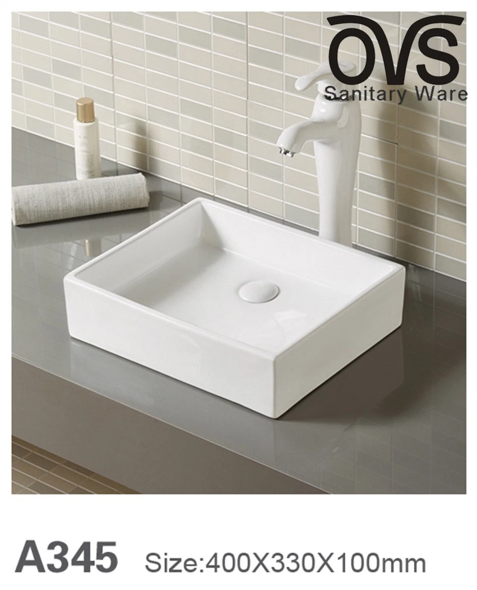 Popular Design Wall Hung Basin Ceramic Basin Bathroom Vanity