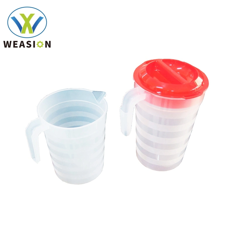 Professional Competitive Price Graduated New Design with Handle and Red Cap Plastic Water Jug Mould