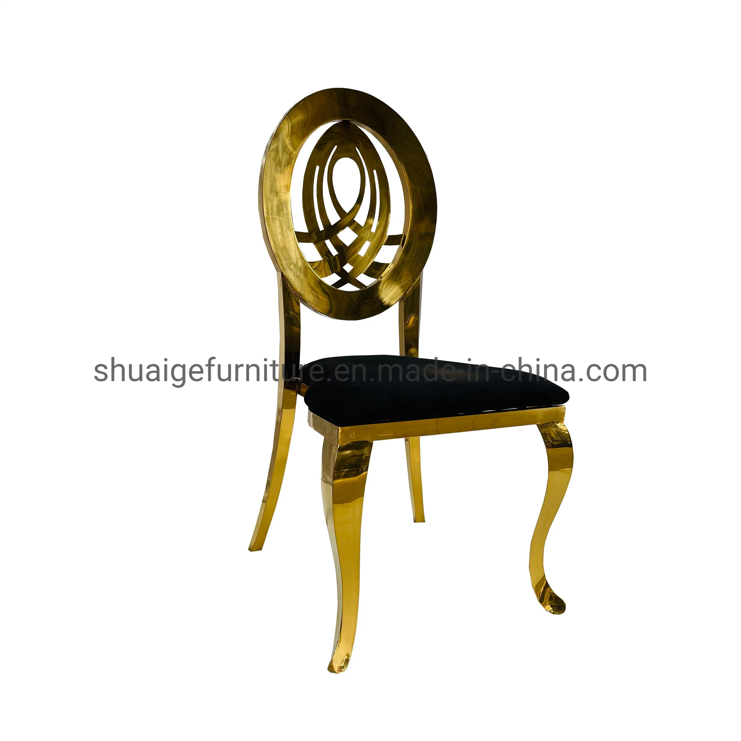 Hot Sale Stainless Steel Gold Chairs for Dining Table