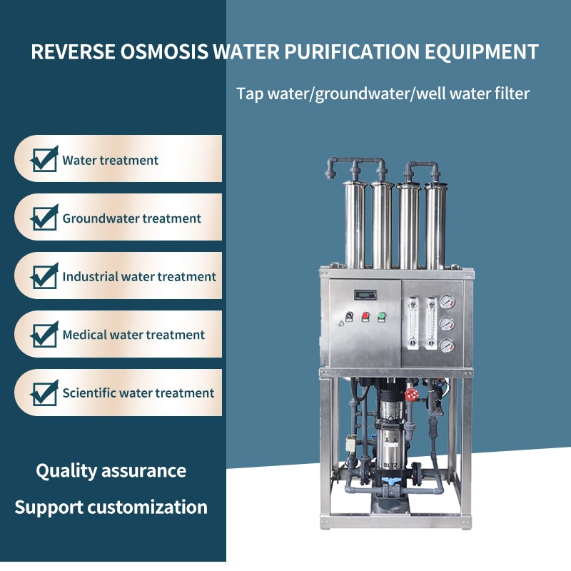 500litters Per Day Desalination Filter Machine Reverse 0smosissystem Salty Filtration Plant Well Water Treatment Equipment for Boat