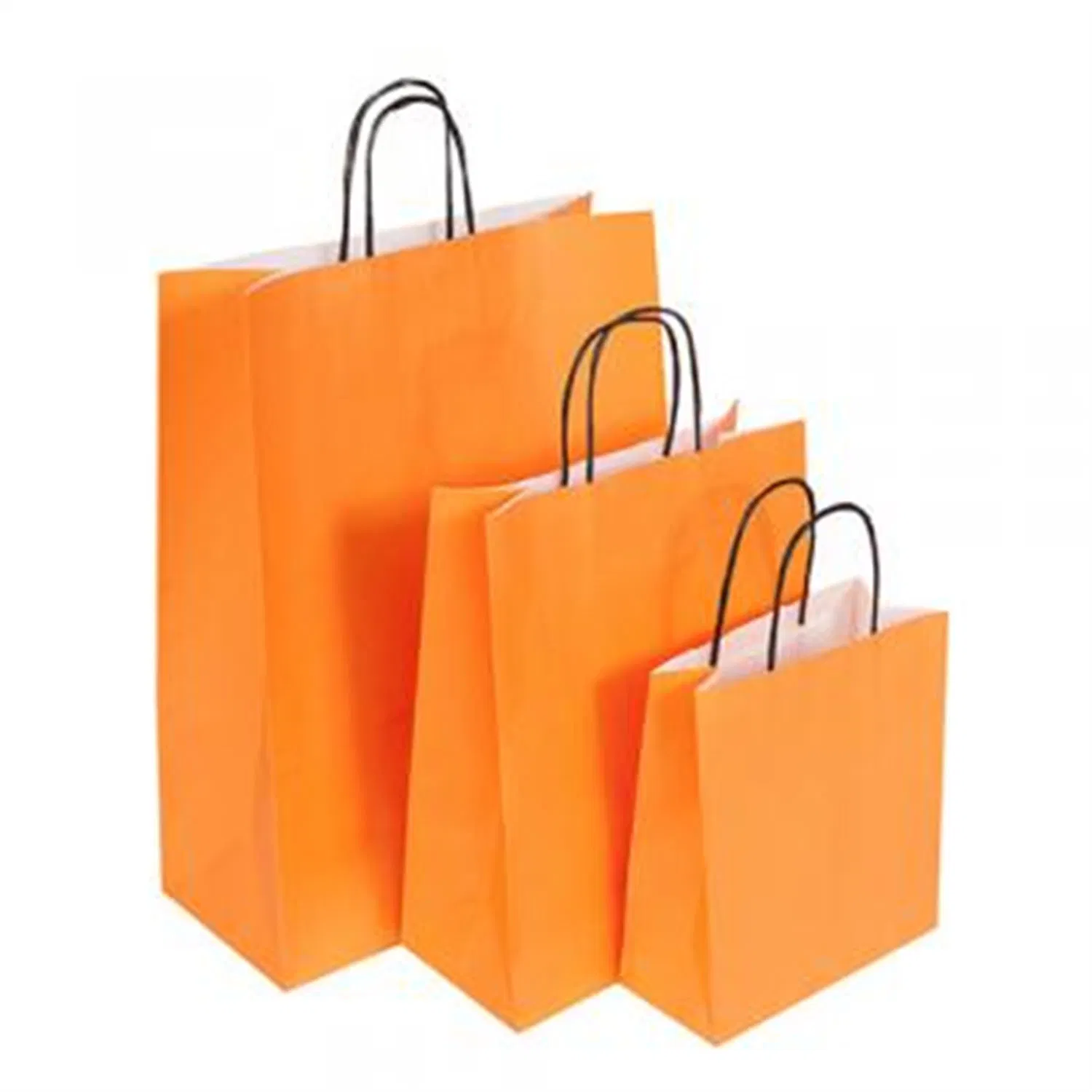 Custom Logo Printed Merchandise Cardboard Packaging Paper Shopping Bag for Shoes/Clothing