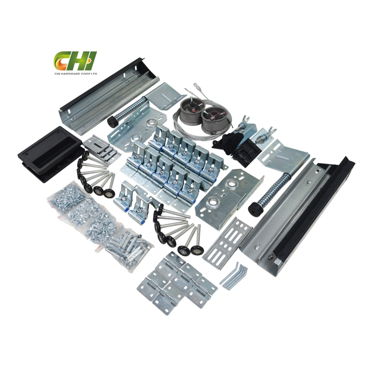 Automatische Roll-up Industrie Garage Tür Hardware Fitting Edelstahl Verzinkte Halterung Kabeltrommel Hardware Kits Lieferant