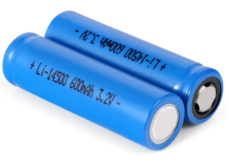 High quality/High cost performance  Deep Cycle LiFePO4 3.2V 400mAh 500mAh 600mAh Ifr 14500 AA Rechargeable Battery for LED