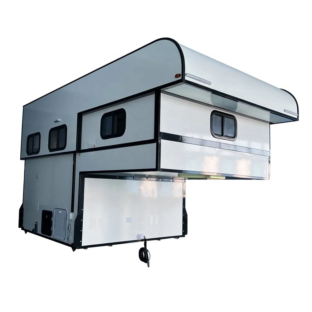 OEM Cheap Price Ecocampor Waterproof Truck Camper Huge Inside Rooms Aluminum Fiberglass