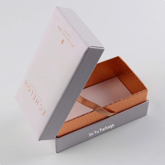 Popular Rose Gold Paper Gift Cosmetic Gift Packaging Box Wholesale/Supplier